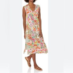 NWT Johnny Was Floral Dress XL